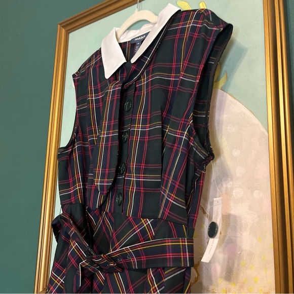 ModCloth Prep School Posh Fit And Flare Dress Sz 16 - Picture 4 of 12